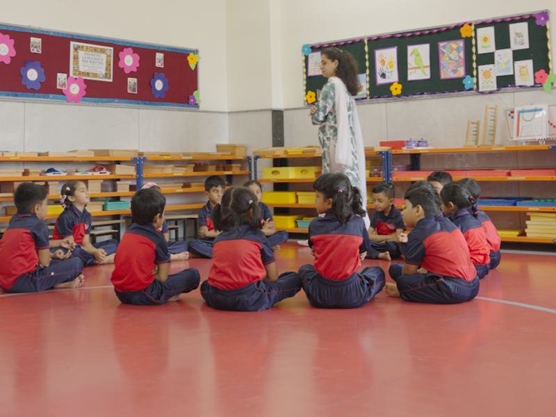 Children at Chitrakoota Montessori